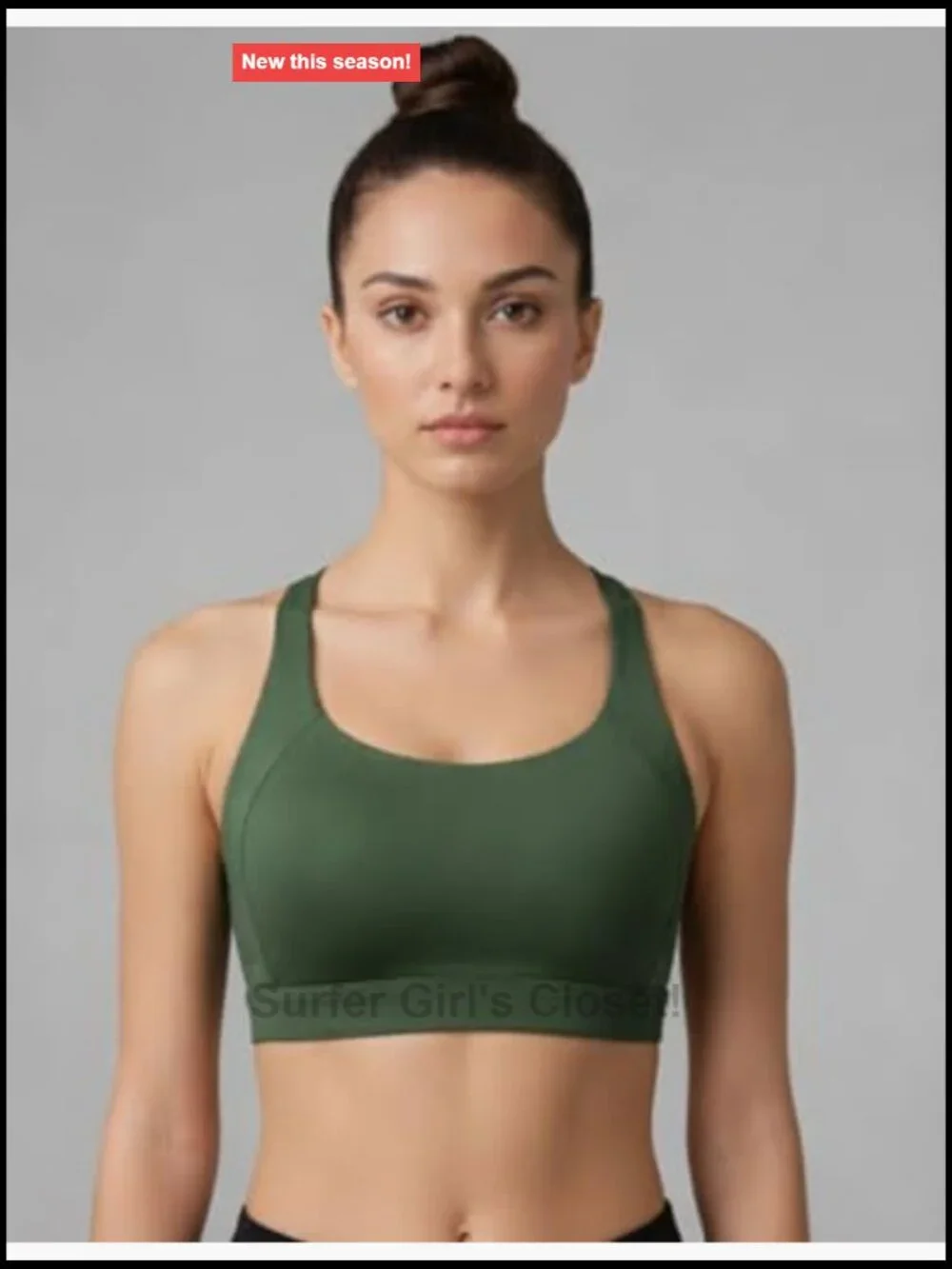 2-Pack High Impact Sports Bra for Women W/ Sewn-In Cups